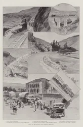 Vues sur le chemin de fer de Beyrouth et Damas